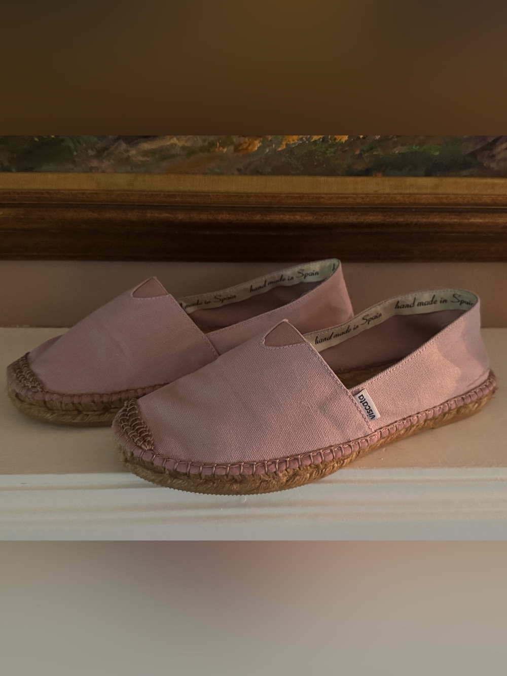 Viscata Handmade in Span Espadrilles size 39 $155 retail